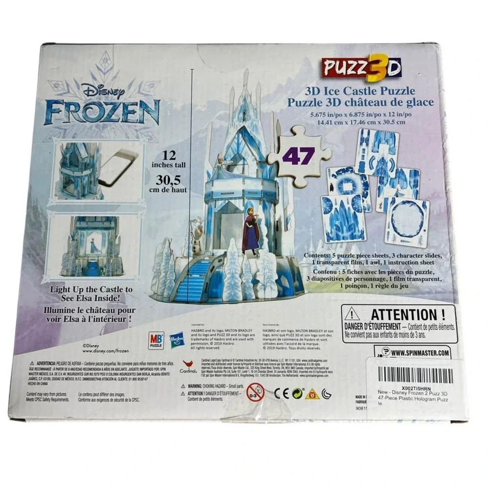 Disney Frozen 3D-Puzzle Ice Castle 47-Pieces Princess Elsa Anna